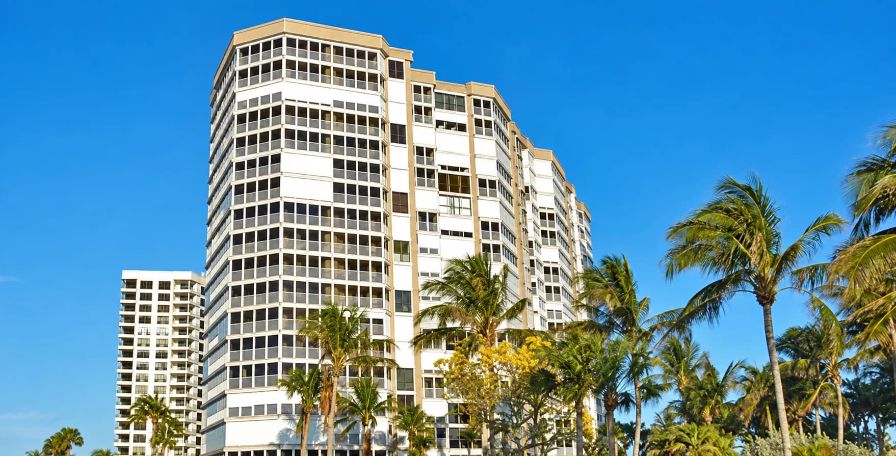 Beach Club condominium tower in Naples, Florida.
