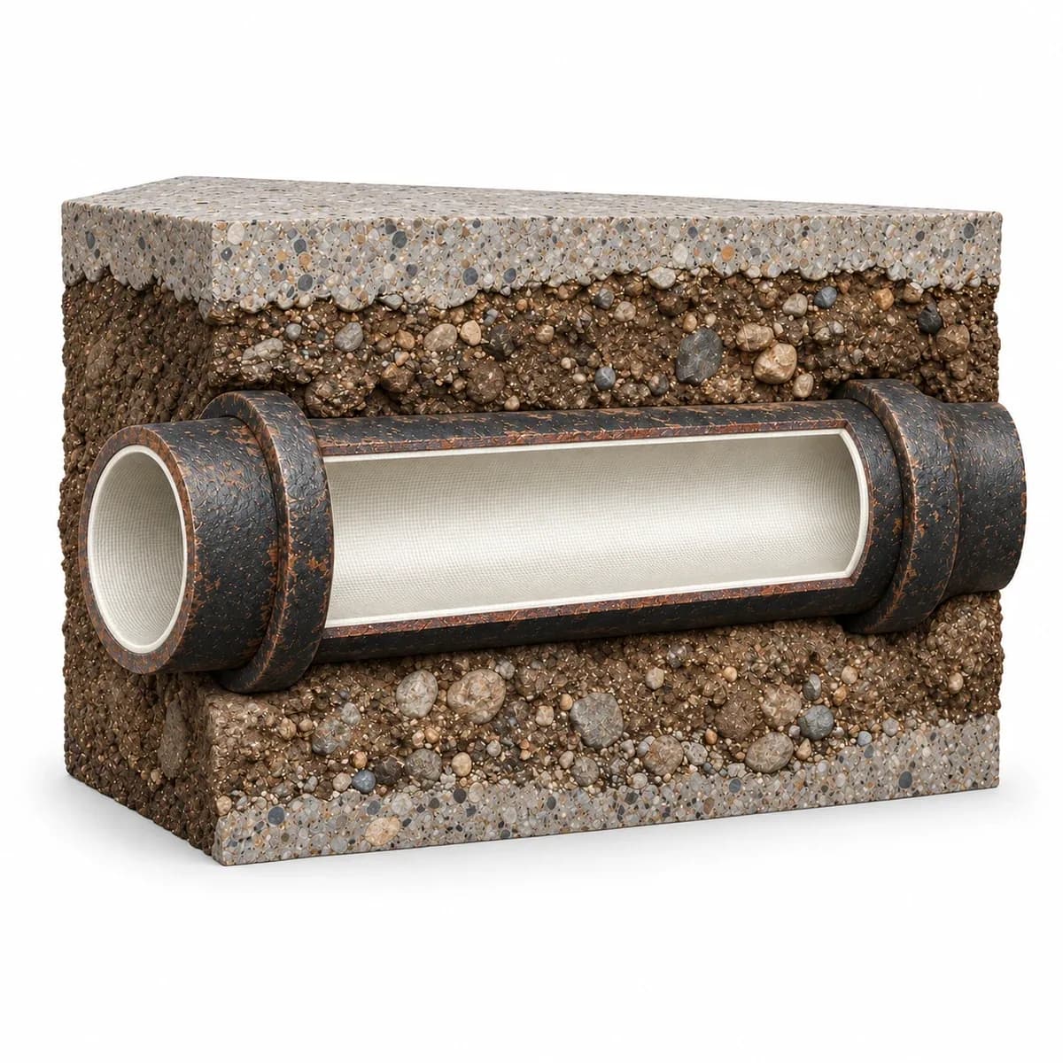 CIPP liner installation in a sewer line.